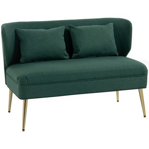 Homcom sitzer sofa - 2-sitzer, kleines