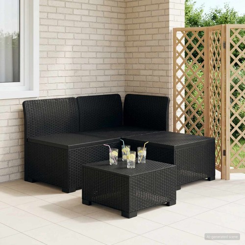 Sitzer gartensofa rattan - 3-sitzer,