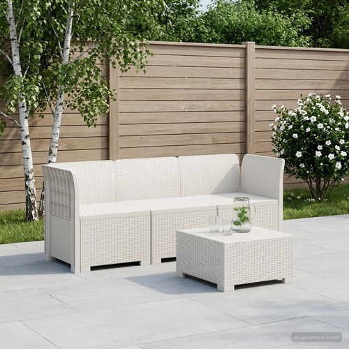 Sitzer gartensofa rattan - 3-sitzer,