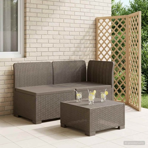 Sitzer gartensofa rattan - 2-sitzer,