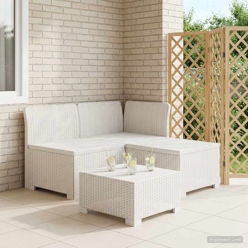 Sitzer gartensofa rattan - 3-sitzer,