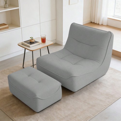 Sitzsack stuhl mit ottomane - sitzsack,